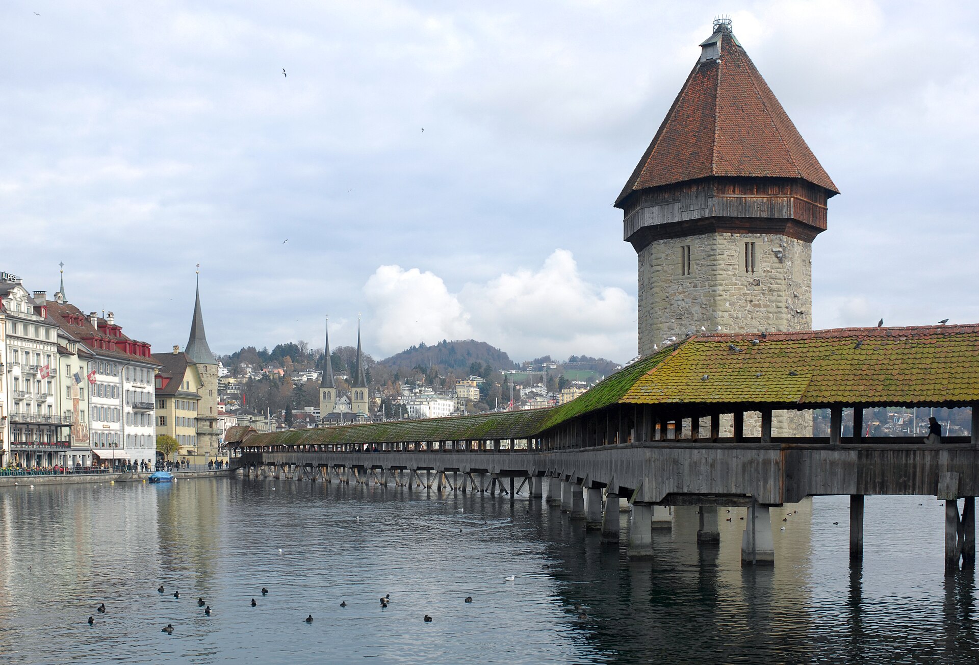 Lucerne — Chapel Bridge (Kapellbrücke)