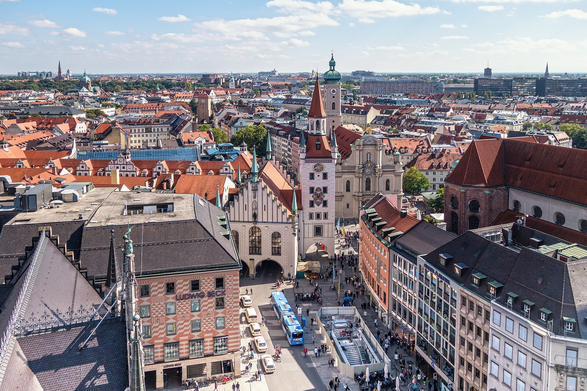 Munich — Marienplatz, Town Hall