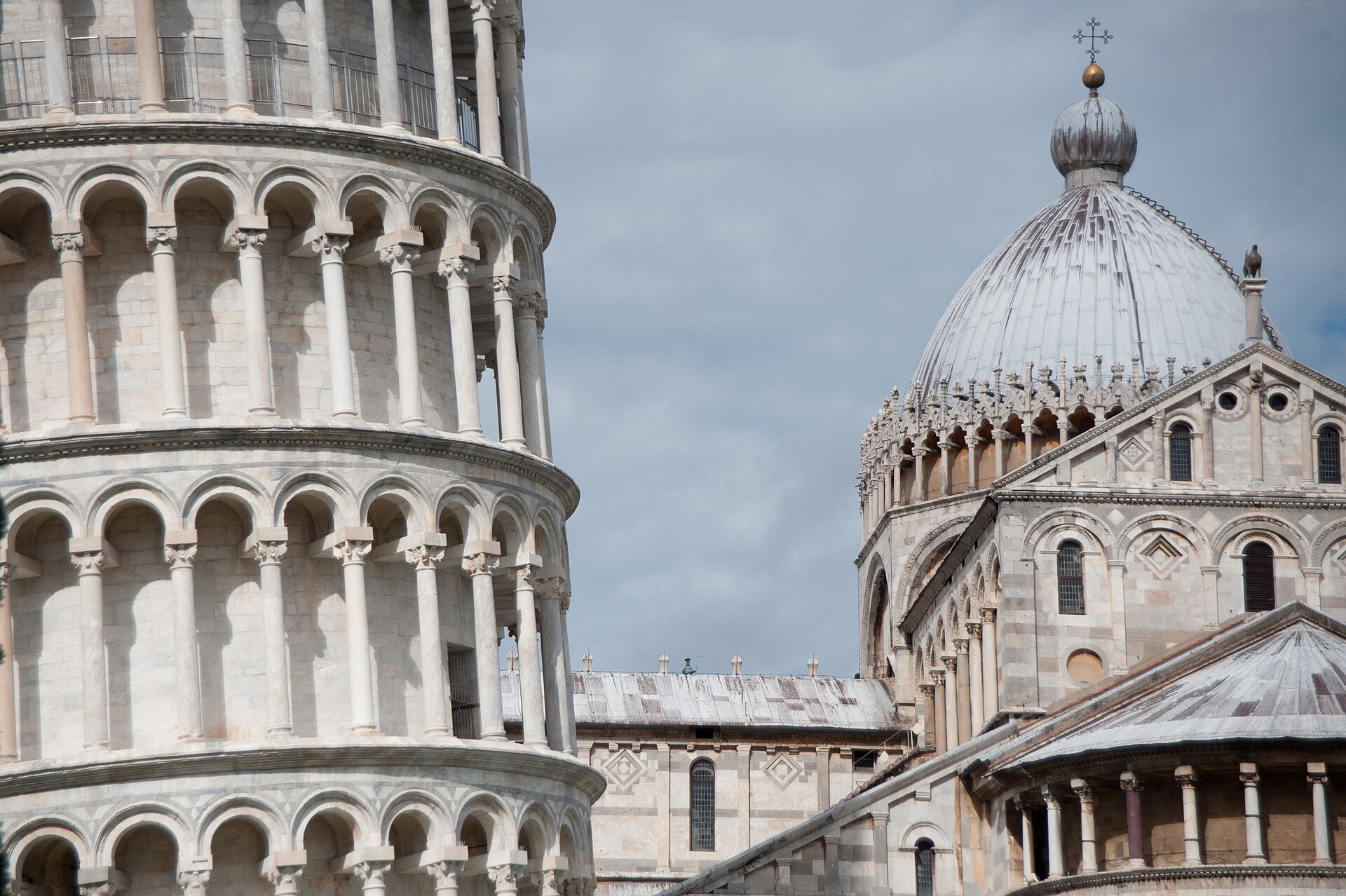 Pisa — Leaning Tower and Pisa Cathedral, Piazza dei Miracoli